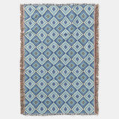 Blauw en goud deken (Voorkant Verticaal)