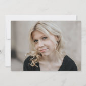 Blauw en Goud Elegante Pawprint (Foto Terug) Kaart (Achterkant)