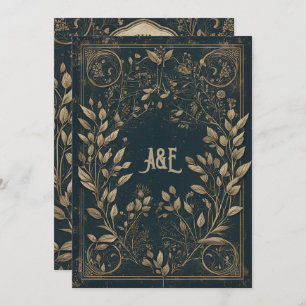 Blauw en Goud Enchanted Willow Kaart