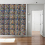 Blauw en Goud Geometrische Oude Griekse Key Tegel Tegeltje