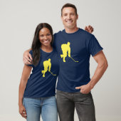 BLAUW EN GOUD HOCKEY T-SHIRT (Unisex)
