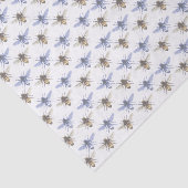 Blauw en Goud Honingbijen Tissue Paper Tissuepapier (Detail)