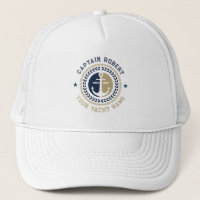 Blauw en goud maritiem bootanker