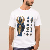 Blauw en goud pantser - League of Legends T-shirt (Voorkant)