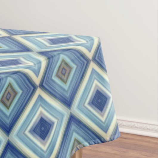 Blauw en goud tafelkleed (Voorbeeld)