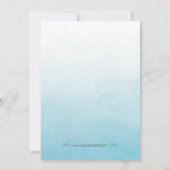 Blauw en Goud Vrijgezellenfeest Bingo Kaart (Achterkant)