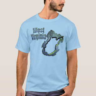 Blauw en goud WV T-shirt