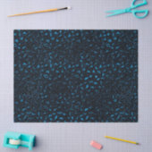 Blauw en Gouden Leopard Reeks Ontwerp 5 Weefseldoc Tissuepapier (Craft)