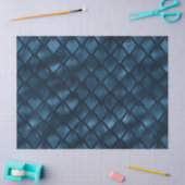 Blauw en Gouden Leopard-Reeks Ontwerp 9 Weefseldoc Tissuepapier (Craft)