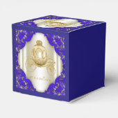 Blauw en Gouden Prins Bedankdoosjes (Achterkant)