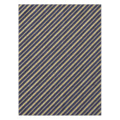 Blauw en gouden strepen voor de marine tafelkleed (Voorkant)