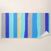 Blauw en gouden strips