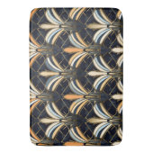 Blauw en goudkunst Deco Badmat (Voorkant Verticaal)