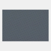 Blauw en goudlegant inpakpapier vel (Voorkant 2)