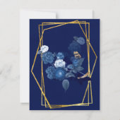 Blauw- en goudplatforminstallaties Brunch en Bubbl Kaart (Achterkant)