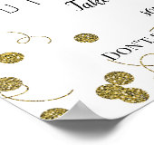 Blauw- en goudsuiker: 1 op de eerste verjaardag va poster (Hoek)