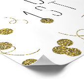 Blauw- en goudsuiker: 1 op de eerste verjaardag va poster (Hoek)