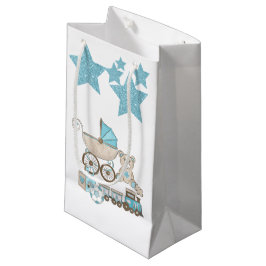 BLAUW- EN GRAY-BABY-BEELDSCHERM KLEIN CADEAUZAKJE