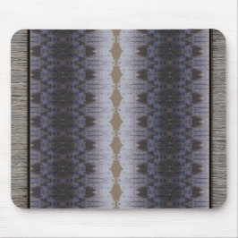 Blauw en grijs gepatterde tapijtstijl muismat