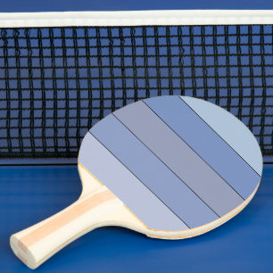 Blauw en grijs kleuren strepen op Waterverf papier Tafeltennisbatje