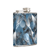 Blauw en grijs. Onttrekking. Heupfles (Rechts)