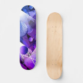 Blauw en grijs. Onttrekking. Skateboard (Voorkant)
