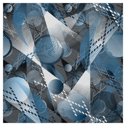 Blauw en grijs. Onttrekking. Stof (Swatch)