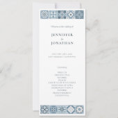 BLAUW EN GRIJS SPAANS TEGELS PROGRAMMA (Voorkant)