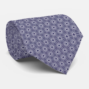 Blauw en grijs Uniek Stijlvol Patroonmodel Stropda Stropdas