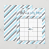 Blauw- en grijze strepen Baby | Bingo (Voorkant / Achterkant)