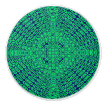  blauw en groen Abstract