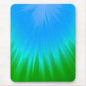 Blauw en groen Abstract Muismat (Voorkant)