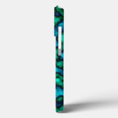 Blauw en groen Abstract patroon Case-Mate iPhone Case (Achterkant / Links)