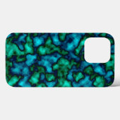 Blauw en groen Abstract patroon Case-Mate iPhone Case (Achterkant (horizontaal))
