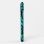 Blauw en groen Abstract patroon Case-Mate iPhone Case (Achterkant/rechts)