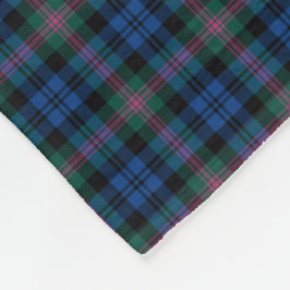 Blauw en Groen Baird Clan Tartan Fleece Deken