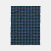 Blauw en Groen Baird Clan Tartan Fleece Deken (Voorkant)