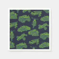 Blauw en groen bewegende voertuigen op de weg Auto