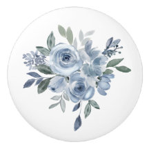 Blauw en Groen Bloemen Meubelen