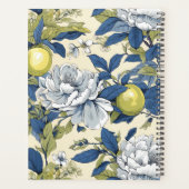 Blauw en Groen Bloemenplanner Planner (Achterkant)