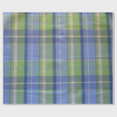 Blauw en groen cadeaupapier (Vlak)