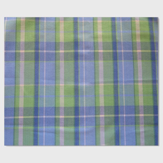 Blauw en groen cadeaupapier (Vlak)