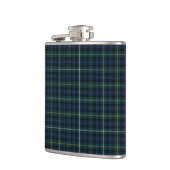Blauw en Groen Campbell van Argyll Scottish Plaid Heupfles (Links)