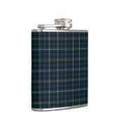 Blauw en Groen Campbell van Argyll Scottish Plaid Heupfles (Rechts)