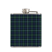 Blauw en Groen Campbell van Argyll Scottish Plaid Heupfles (Achterkant)