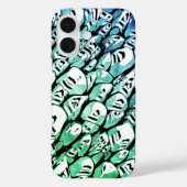 Blauw en groen Case-Mate iPhone case (Achterkant)