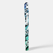 Blauw en groen Case-Mate iPhone case (Achterkant / Links)