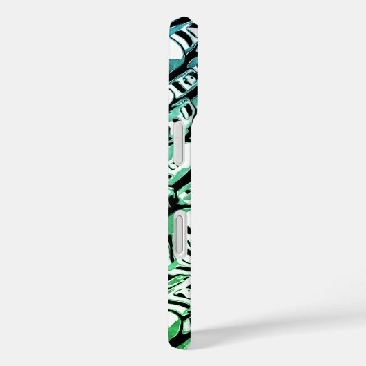 Blauw en groen Case-Mate iPhone case (Achterkant / Rechts)