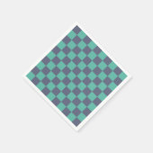 Blauw- en Groen controlebord Servet (Hoek)