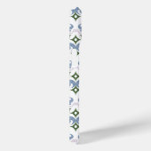 blauw en groen damast ornament pointillisme Case-Mate iPhone case (Achterkant / Rechts)